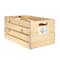 Good Wood by Leisure Arts&#xAE; 18&#x22; Wood Crate